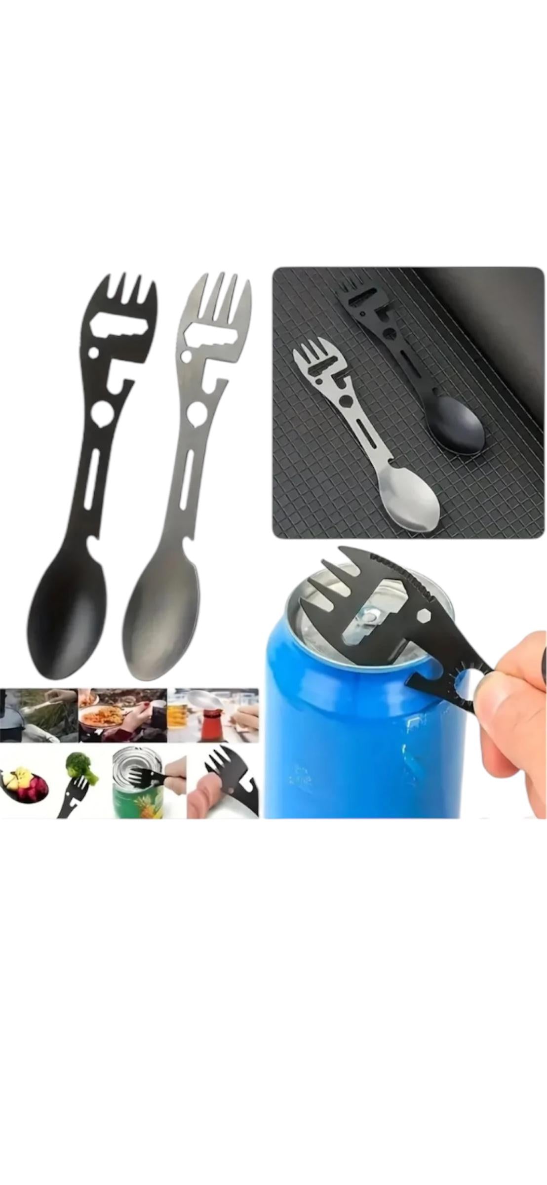 Cubierto Camping Multifuncional