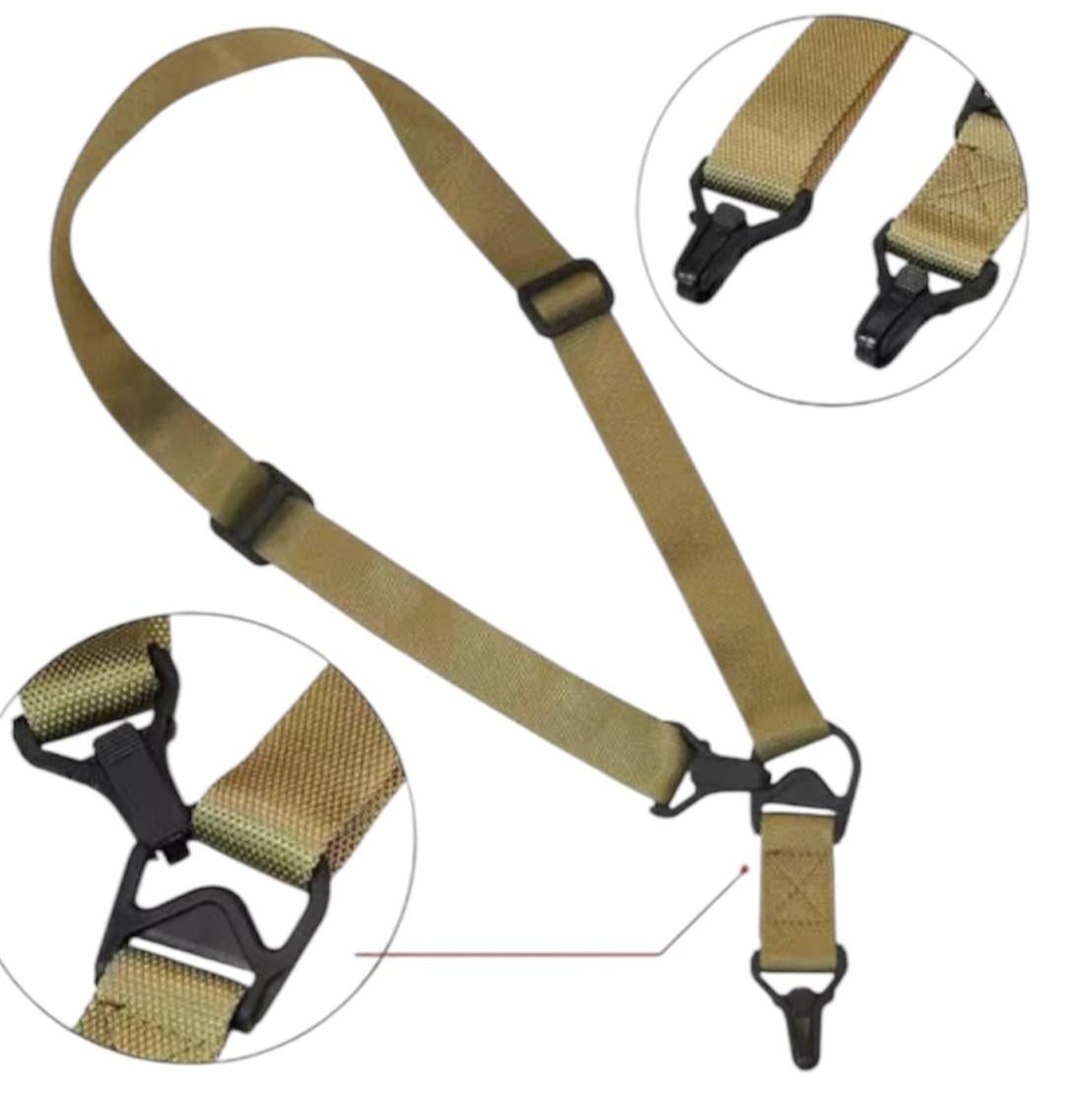 Correa 2 puntas porta fusil airsoft
