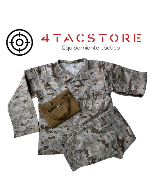 Tenida infantil pixelada zona norte