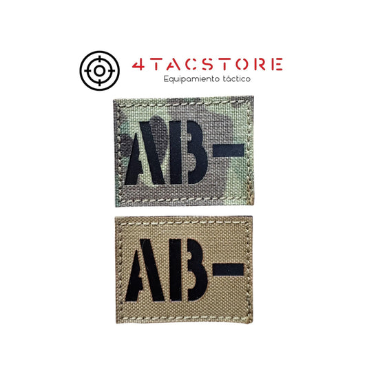 Parche CORTE LASER grupo sanguineo AB-