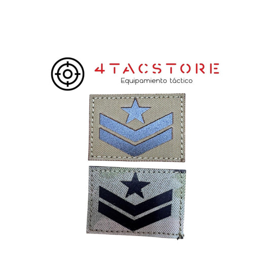 GRADO SUBOFICIAL MILITAR Parche corte laser