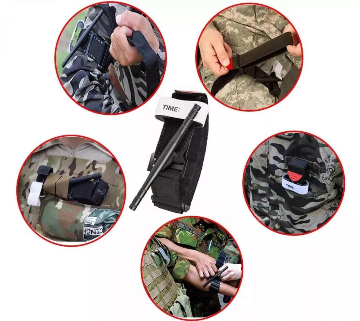 Torniquete Tactico Airsoft Camping kit De Primeros Auxilios