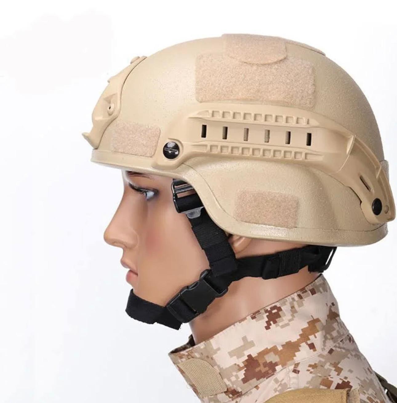 Rieles Laterales Para Casco De Combate Militar
