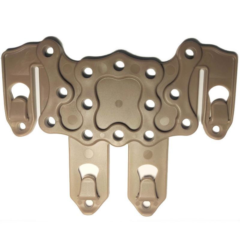 Adaptador CQC molle holster ocre