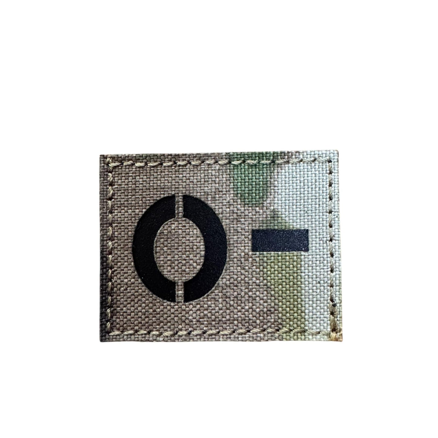Parche CORTE LASER tactico militar grupo sanguineo O-