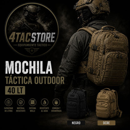 Mochila Tactica Molle Mochila Outdoor Mochila Trekking 40lt