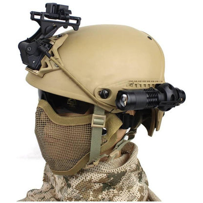 Mascara Airsoft Mascara Tactica Media Cara Rejilla Ajustable