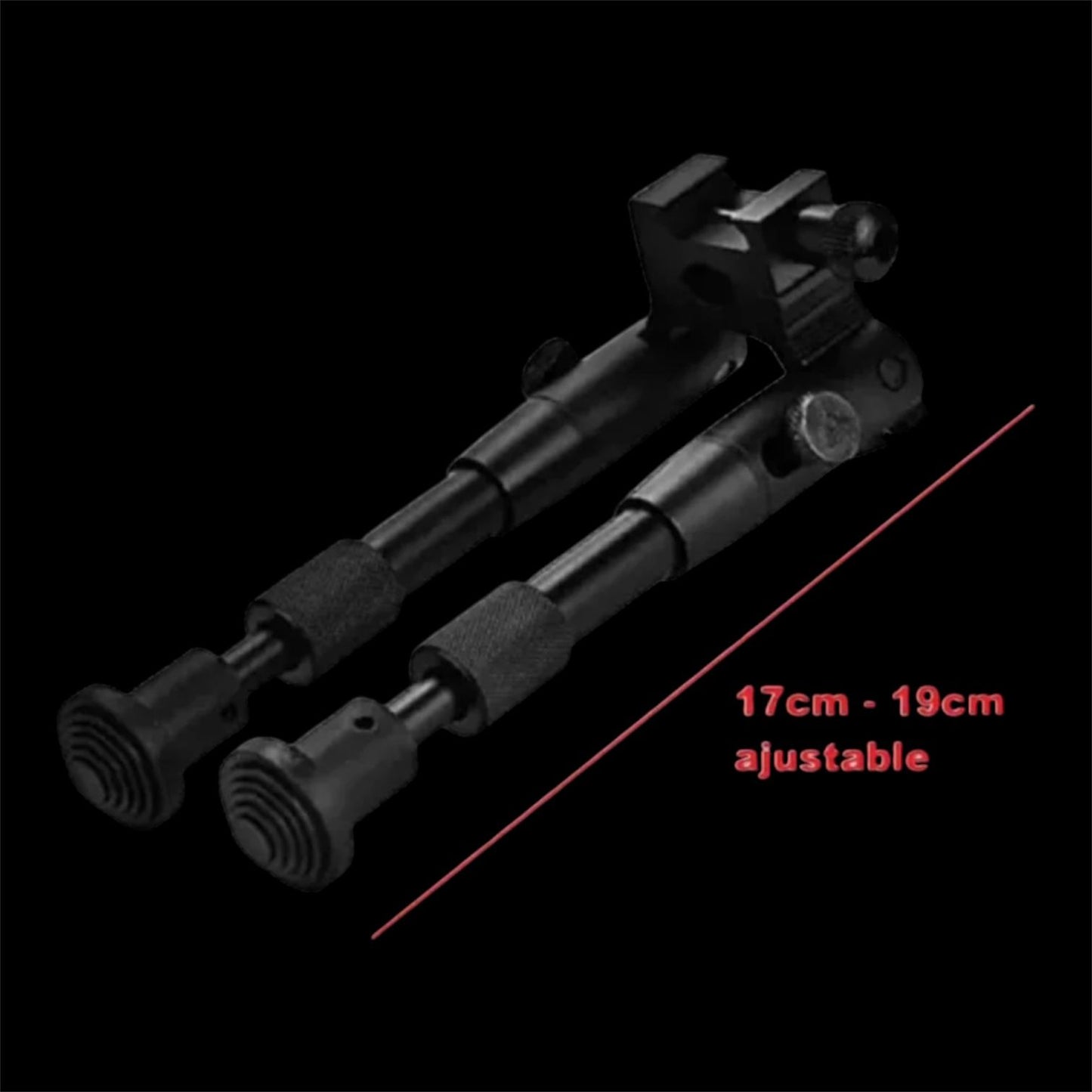 Bipode riel 20mm bipode para rifles bipode ajustable 20mm