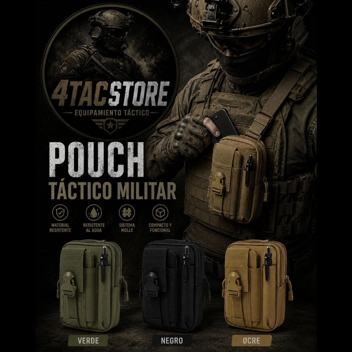 Pouch táctico Multiuso