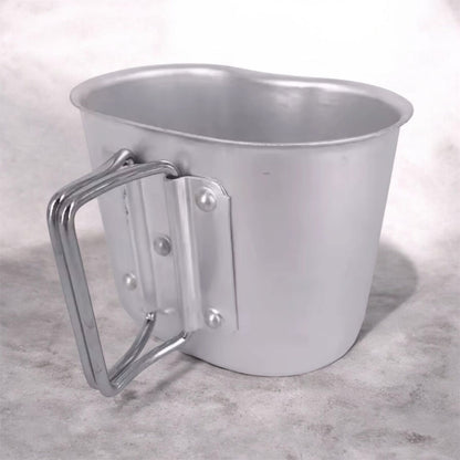 Cantimplora Táctica Militar + Taza Aluminio